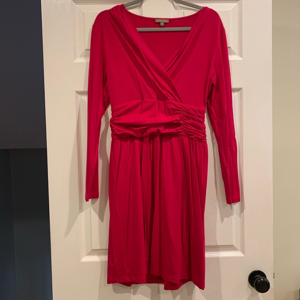 Lilla P faux wrap dress